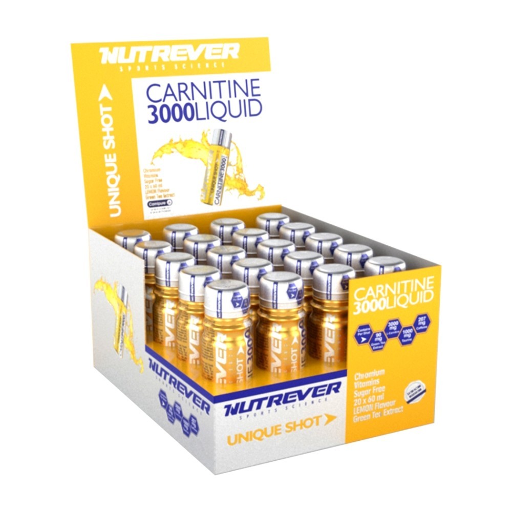 Nutrever	DİYET	Carnitine 3000 Liquid - Limon	20 ampul