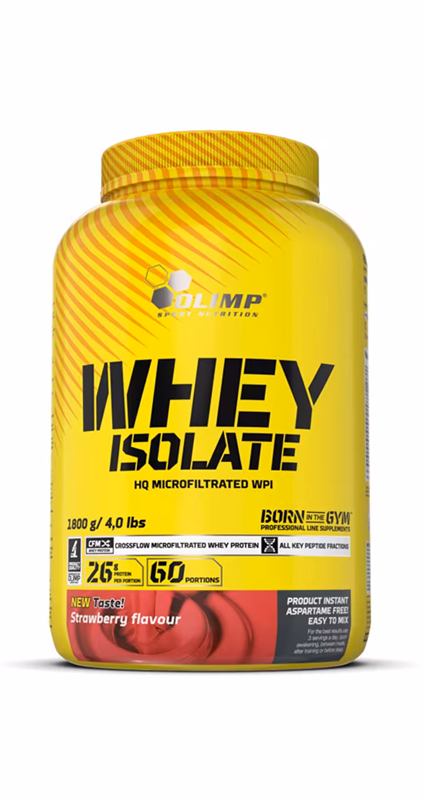 Olimp	PROTEİN	Whey Protein Isolate - Çilek	1800 gram