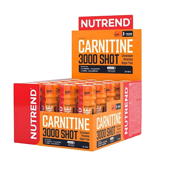 Nutrend DİYET Carnitine 3000 Shot - Portakal 20 ampül
